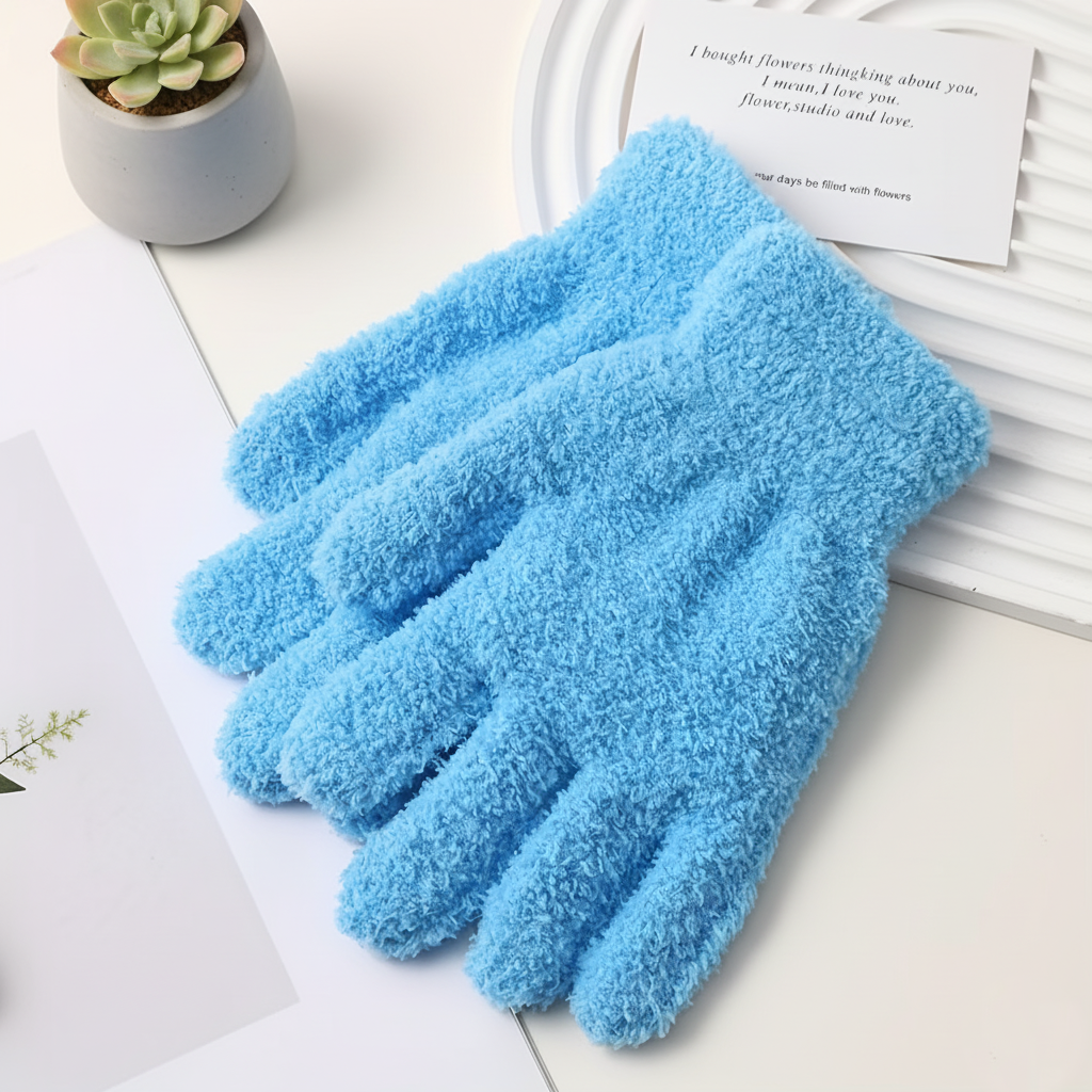 Guantes de Microfibra para Limpieza de Plantas - Lavables y reutilizables