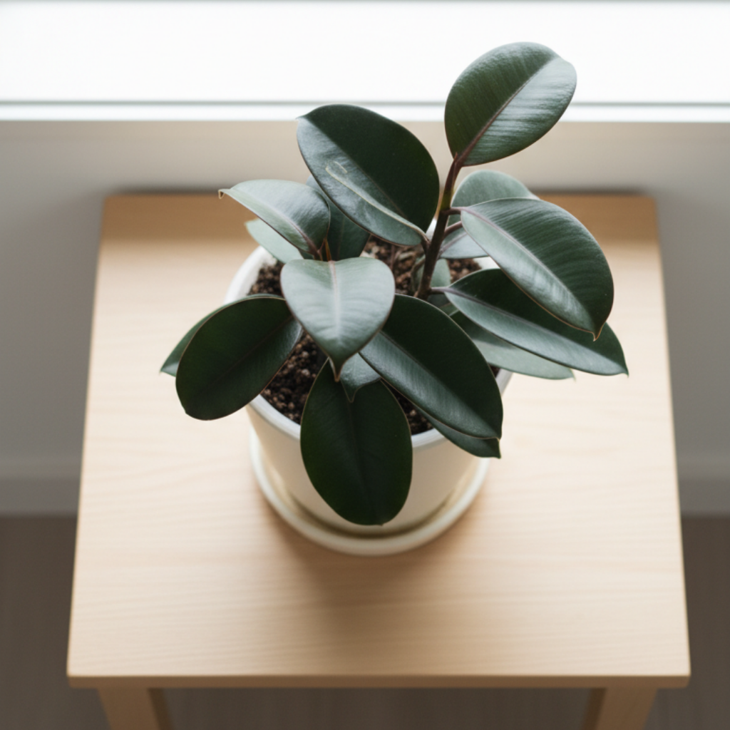 Gomero Burgundy | Ficus Elástica de interior elegante